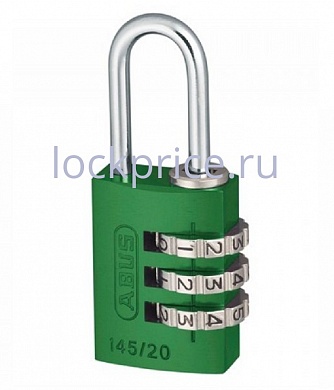 Навесной замок ABUS 145/20 (зеленый)